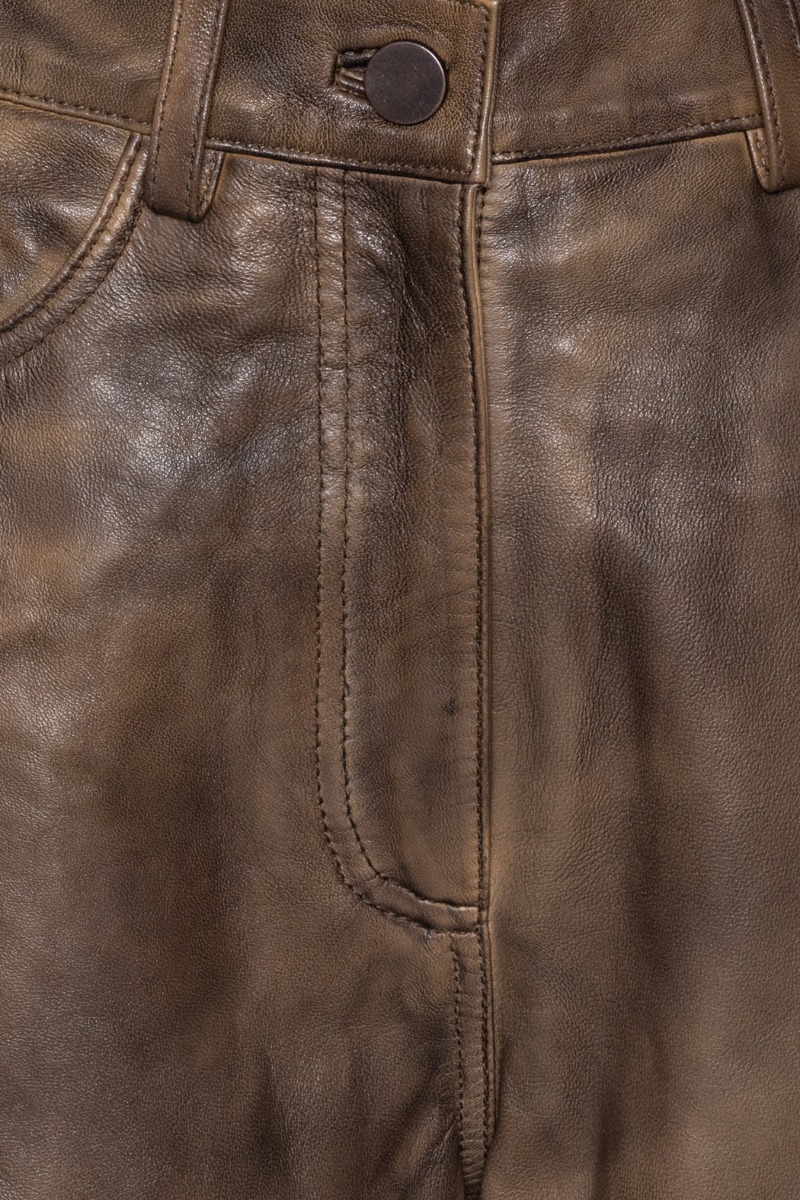Leather Pants Brown - REMAIN Birger Christensen