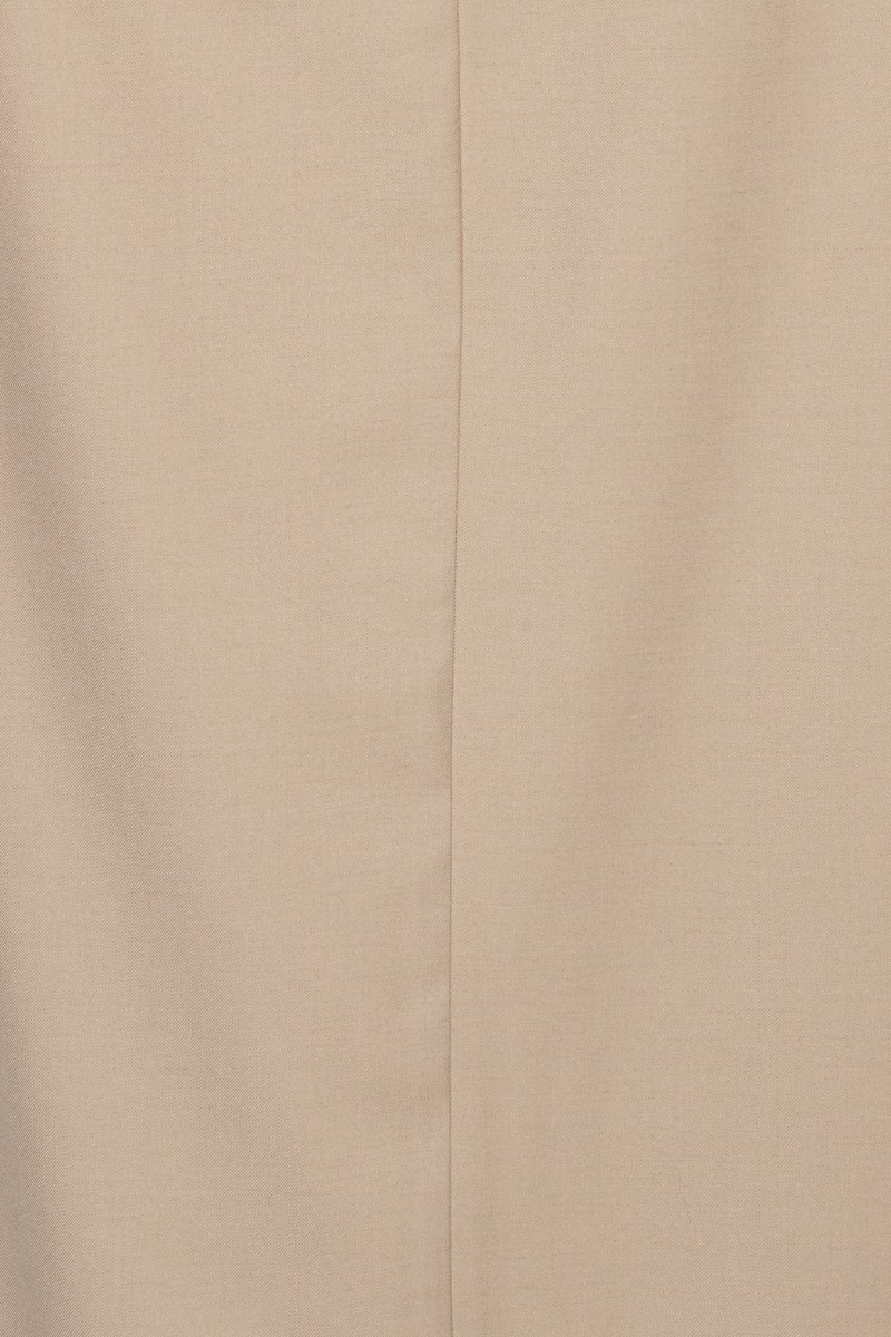 Two Color Maxi Skirt Beige | REMAIN Birger Christensen