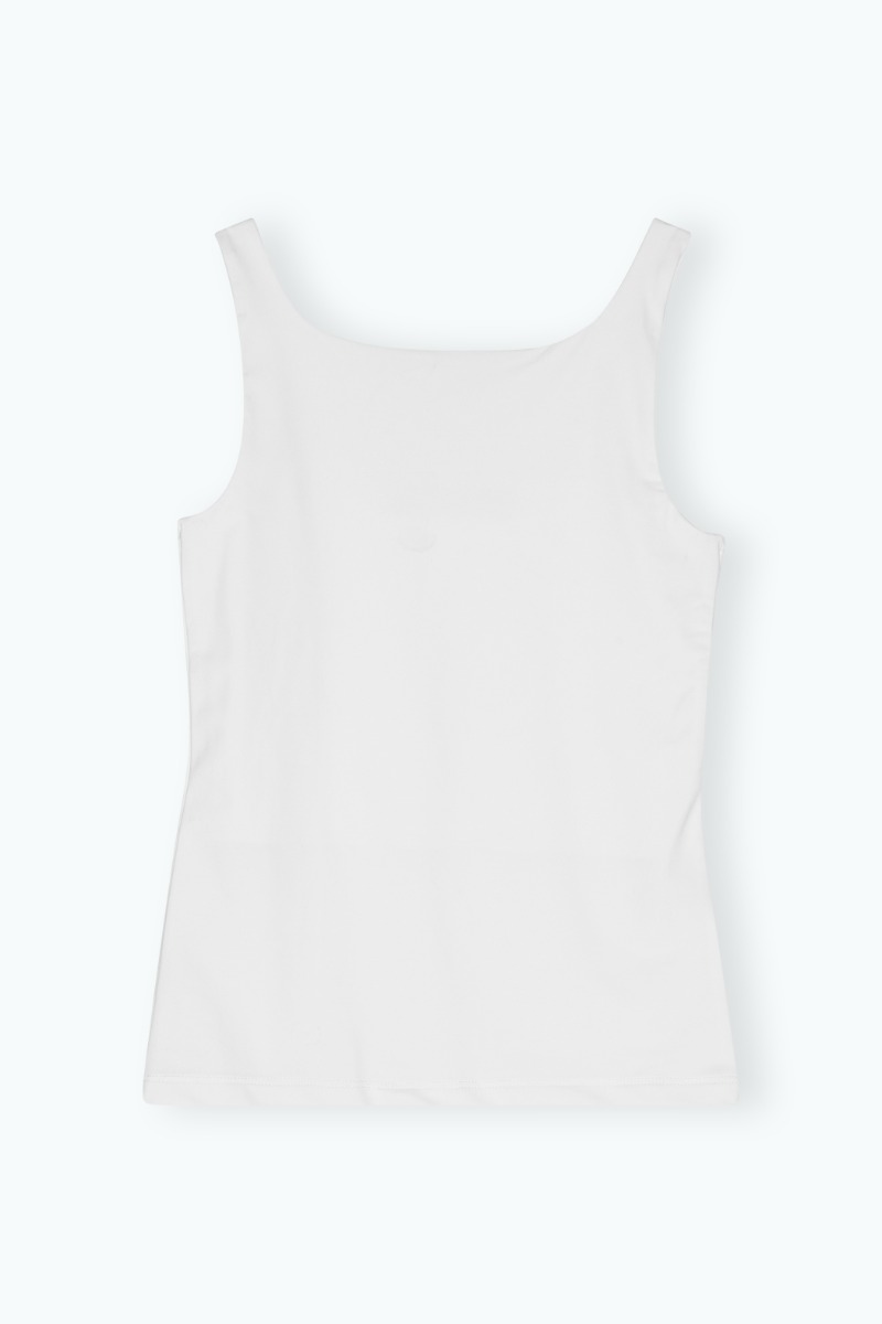 REMAIN BIRGER CHRISTENSEN 売れ筋商品|||リメイン バーガー クリステンセン Tシャツ トップス レディース Tank tops White Jersey Tank Top Bright White | REMAIN Birger Christensen