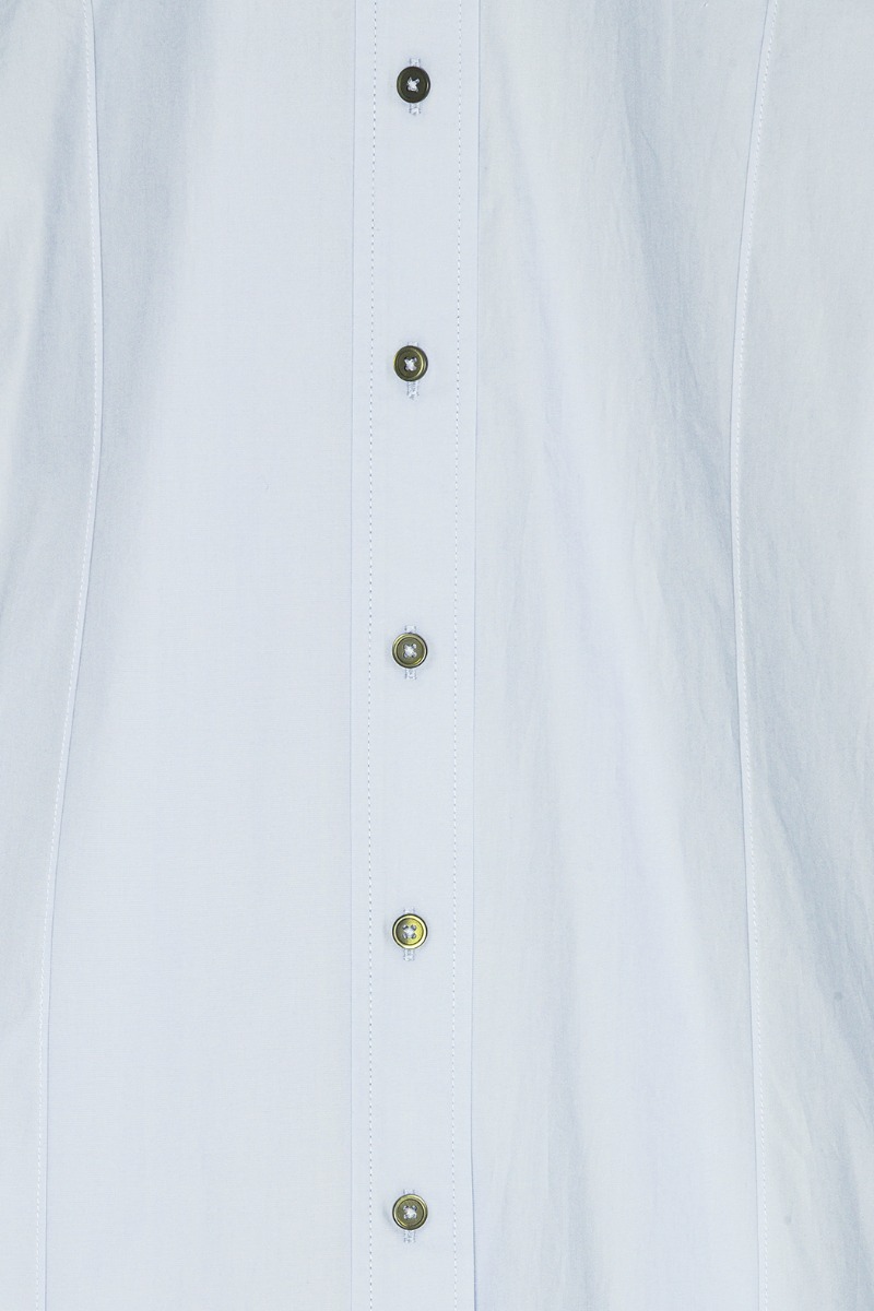 Oversize Pintuck Shirt Light Blue