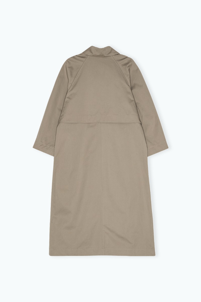 トレンチコート REMAIN BIRGER CHRISTENSEN LONG TRENCH COAT (502420 677) Long Trench Coat Beige - REMAIN Birger Christensen