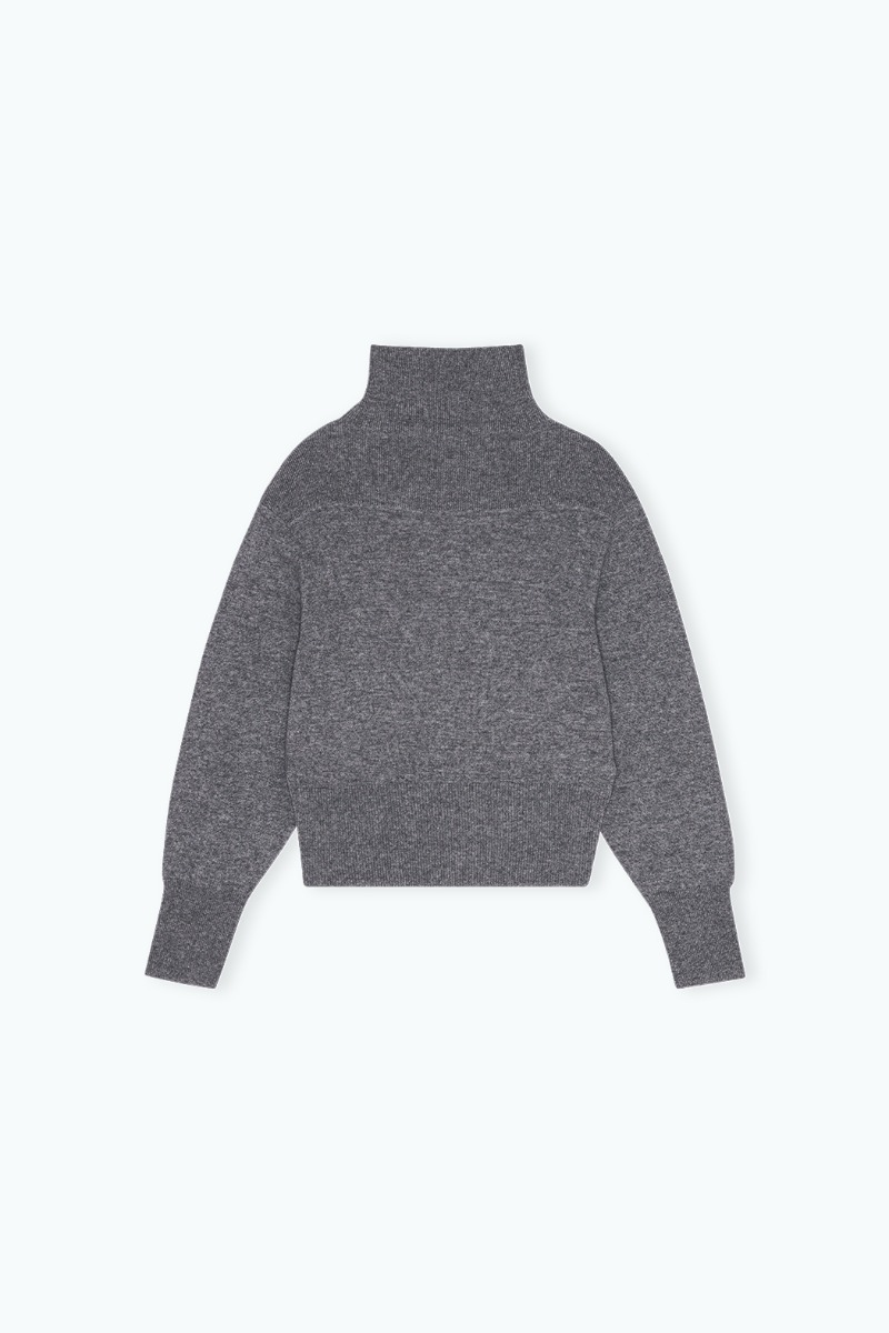 High Neck Sweater Grey - REMAIN Birger Christensen