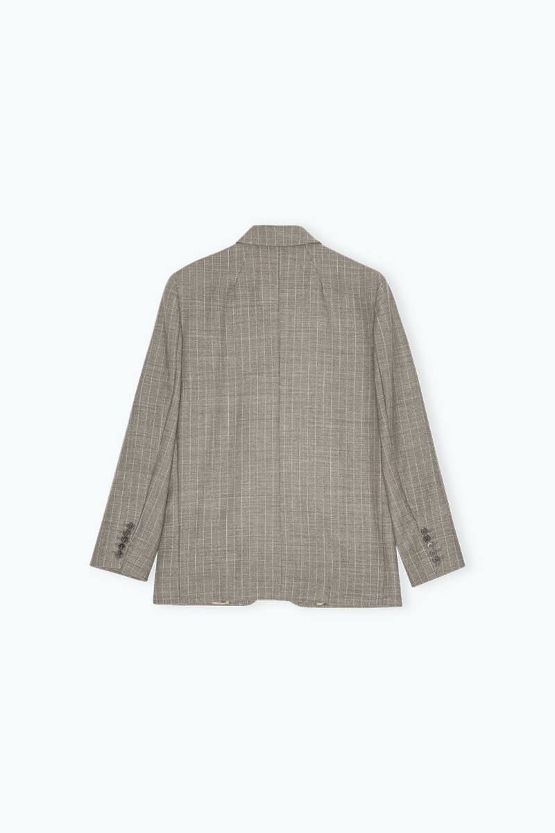 Boxy Oversized Blazer Dusty Green - REMAIN Birger Christensen