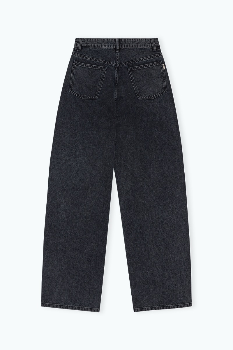 パンツ archive 2 tack wide cocoon denim pants Cocoon Denim Pants Black - REMAIN Birger Christensen