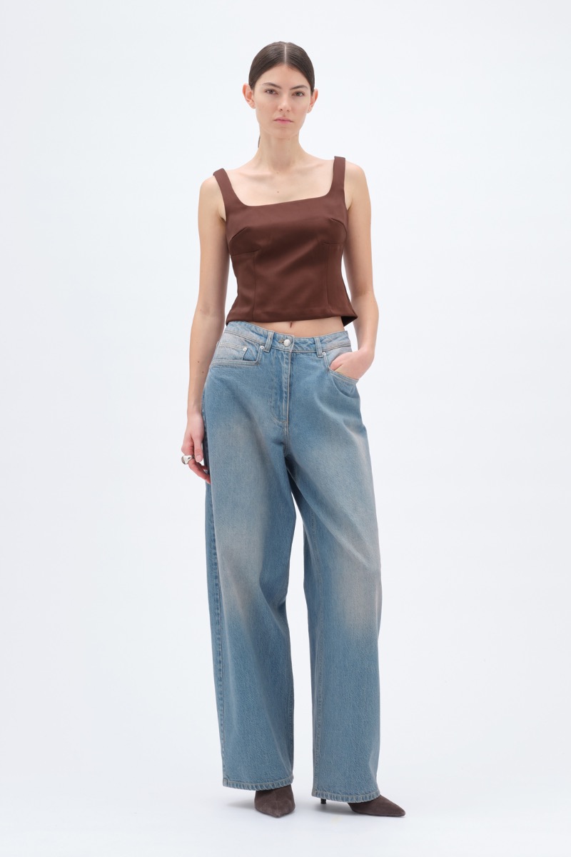 Cocoon Denim Pants Light Blue - REMAIN Birger Christensen