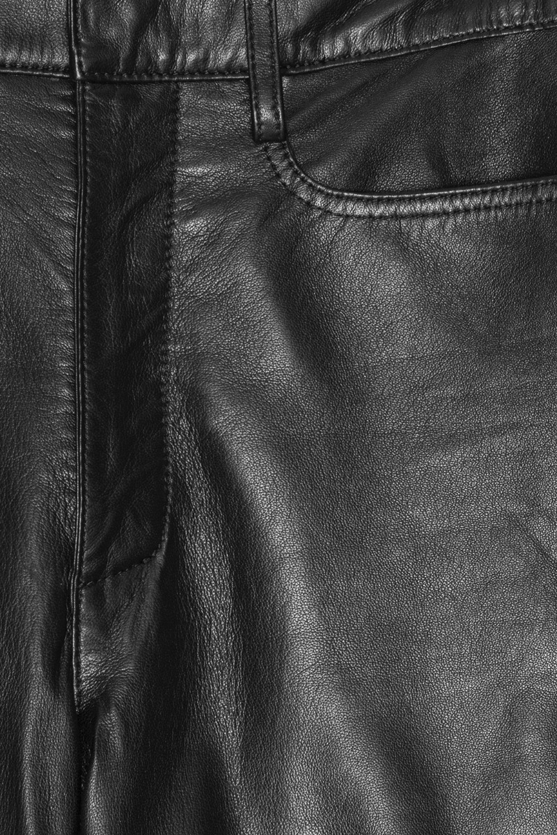 【関税込み】REMAIN Birger Christensen レザーパンツ $470 Remain Birger Christensen Black Lynn Sheep Leather