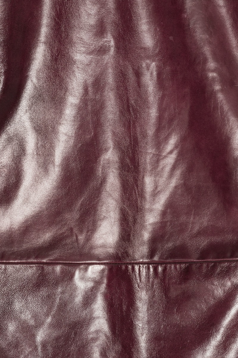 Mini Leather Dress Bordeaux - REMAIN Birger Christensen