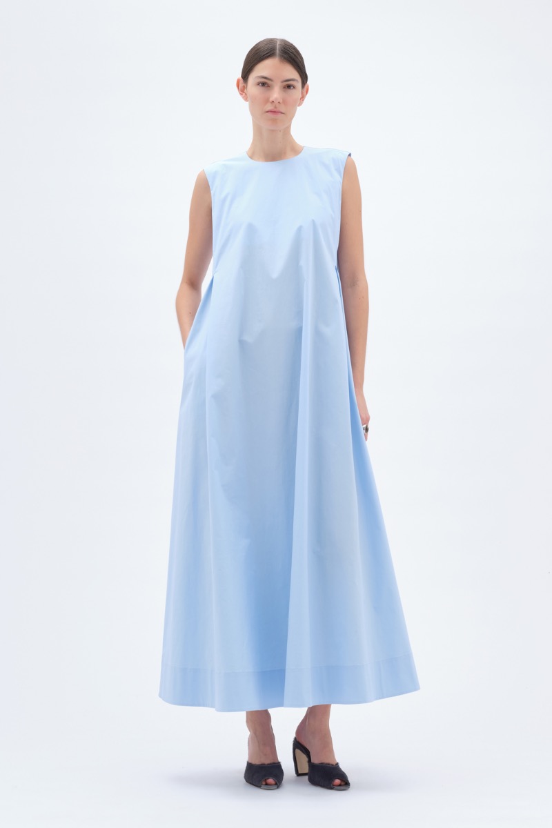 【関税込み】REMAIN Birger Christensen ロングドレス Wide Maxi Dress Creme - REMAIN Birger Christensen