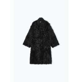 Reversible Long Hair Shearling Coat Black - REMAIN Birger Christensen