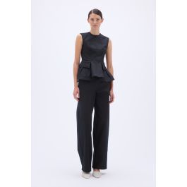 Cocoon Denim Pants Dark Brown - REMAIN Birger Christensen