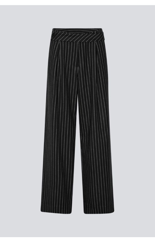 Coziest Tan and Black Stripe Wide Leg Lounge Pants