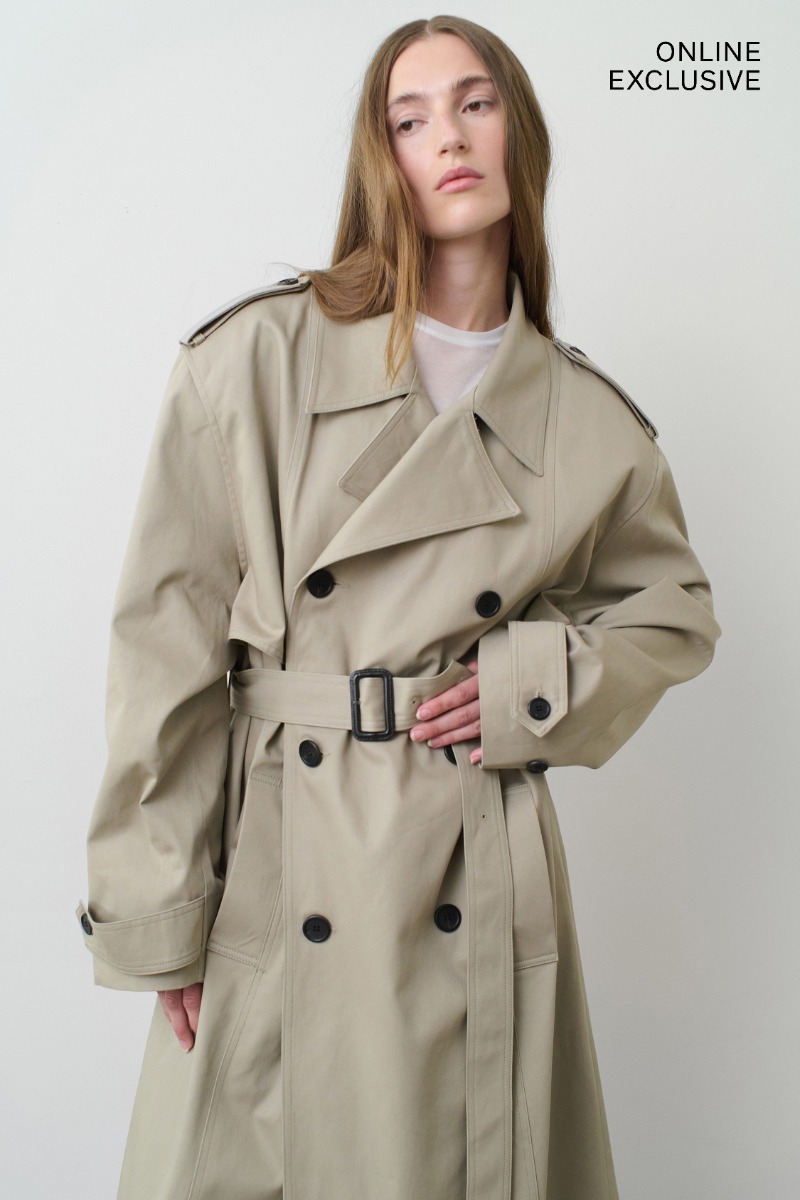 小物 HYEON ted stole / beige Man BEIGE Trench Coat in Wool X1M60500930XDTLC807 | Tods