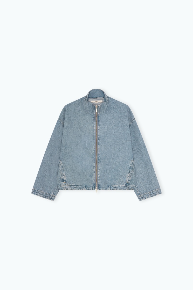 Belted Denim Jacket Black - REMAIN Birger Christensen