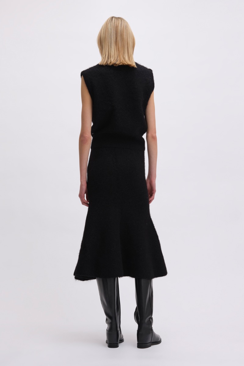 Crew Neck Vest Black - REMAIN Birger Christensen