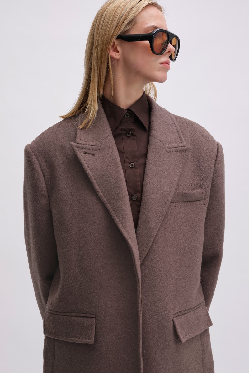 Long Coat Brown - REMAIN Birger Christensen