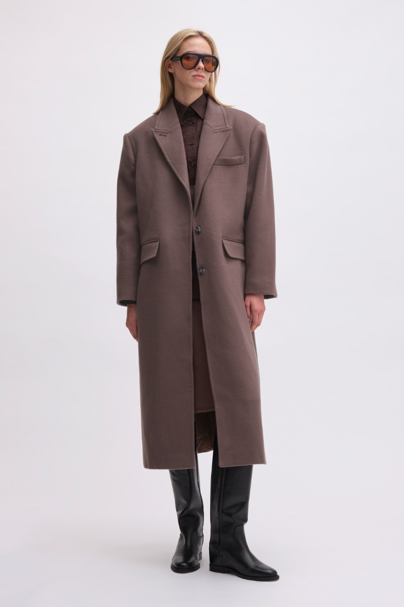 Long Coat Brown - REMAIN Birger Christensen