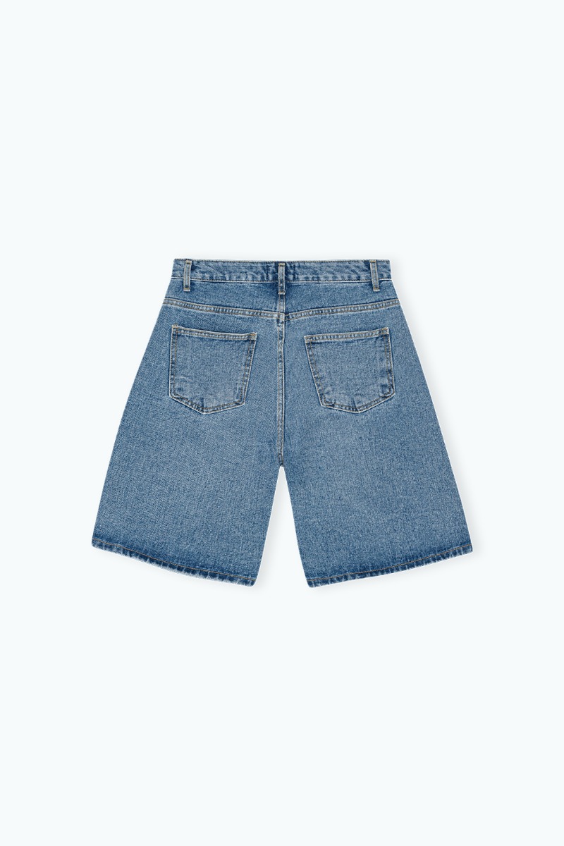 【関税込み】REMAIN Birger Christensen ショートパンツ Denim Shorts Medium Blue Denim - REMAIN Birger Christensen