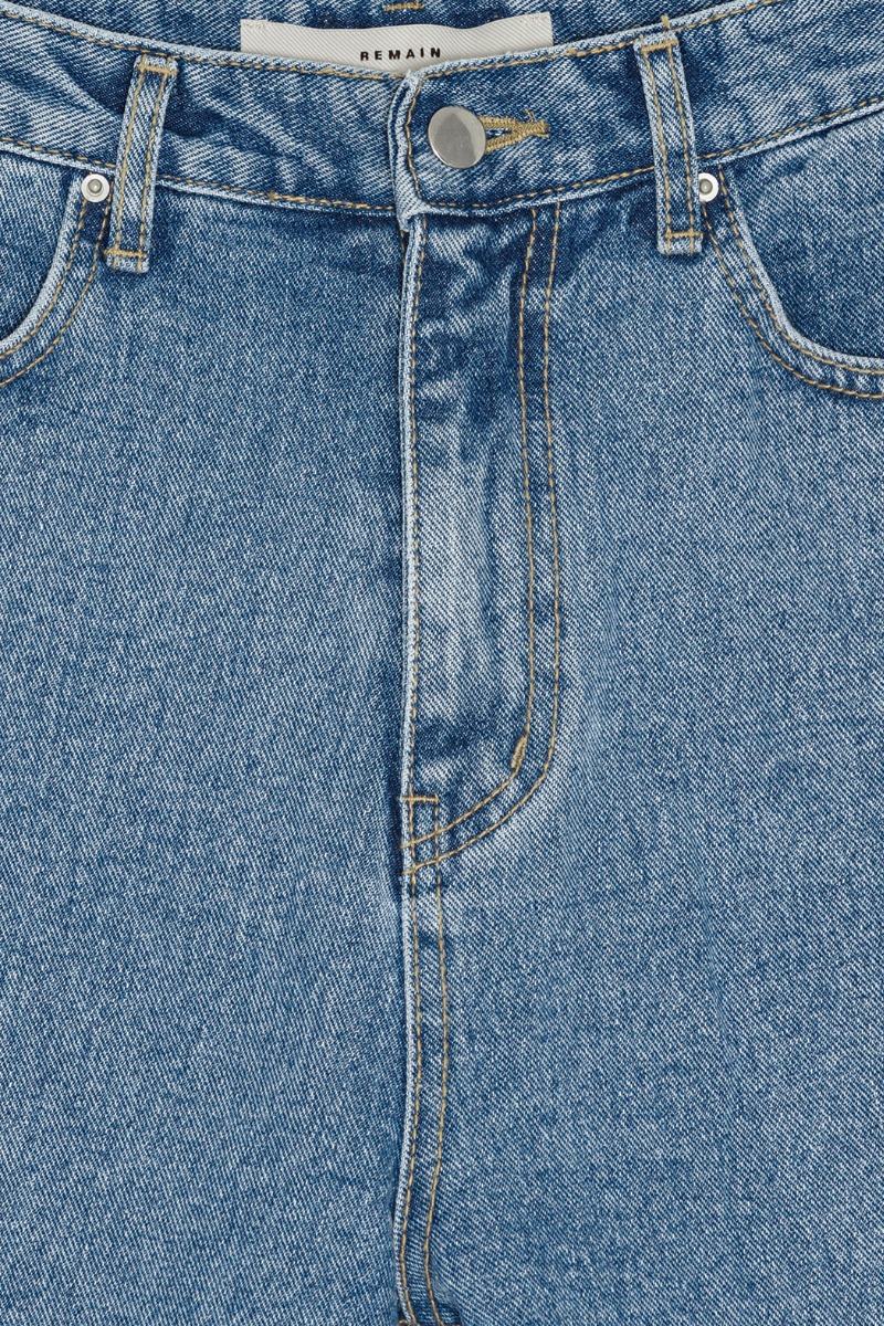 Denim Shorts Medium Blue Denim - REMAIN Birger Christensen