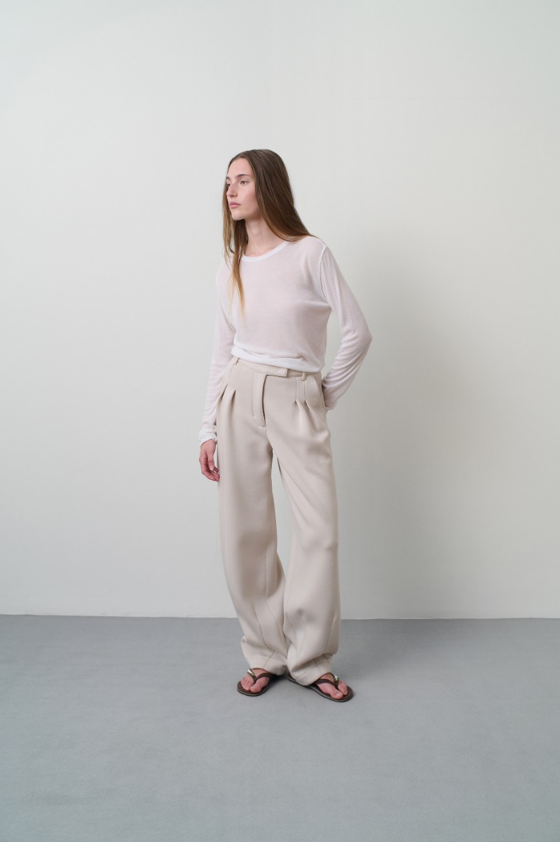 Lig. リグドット　cocoon pants/ gray M Soft Cocoon Pants Grey Melange - REMAIN Birger Christensen