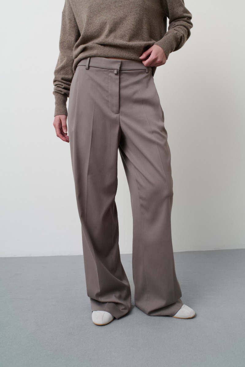 パンツ REMAIN BIRGER CHRISTENSEN WIDE SUITING PANT (502322 100) Wide Suiting Pants Black - REMAIN Birger Christensen