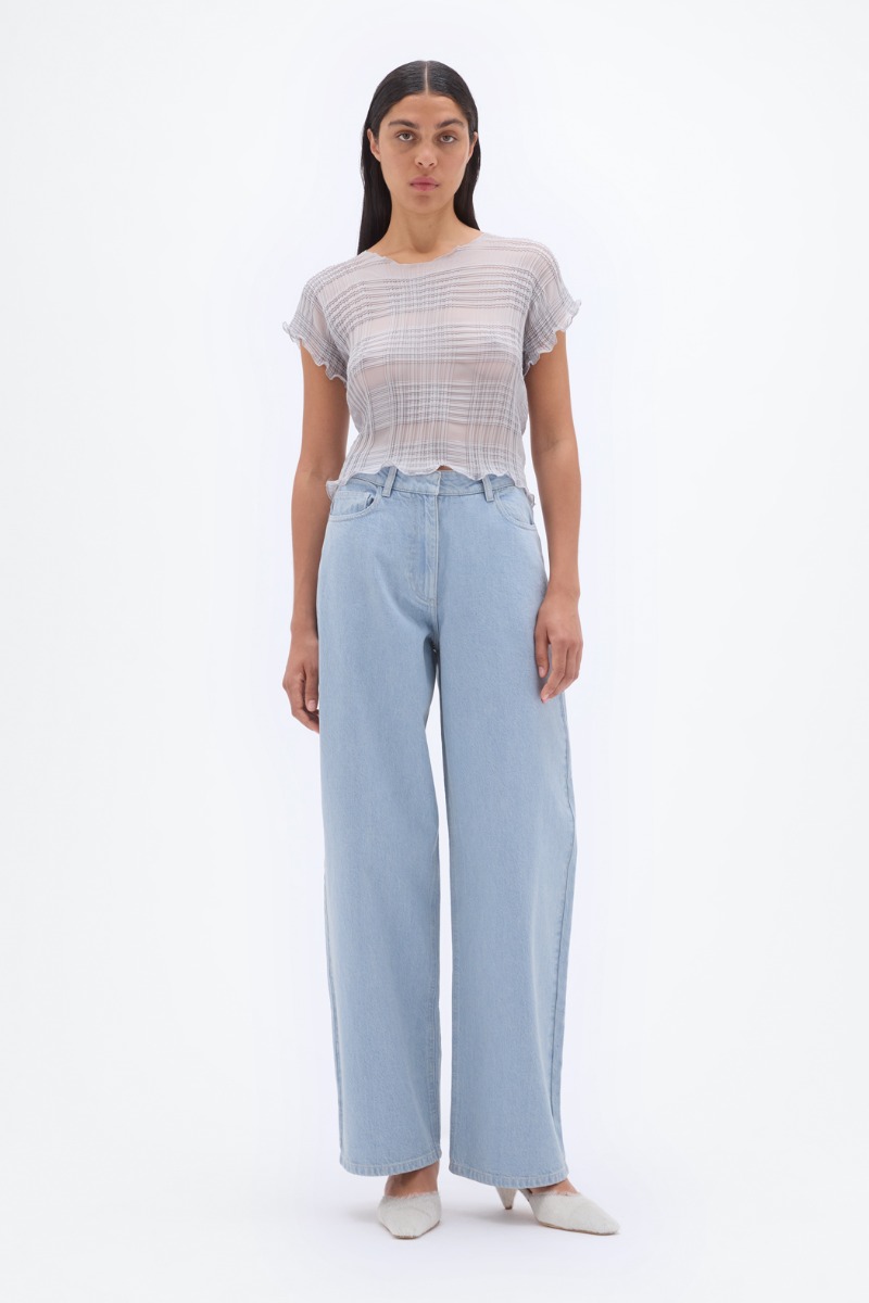 Cocoon Denim Pants Light Blue - REMAIN Birger Christensen Cocoon Denim Pants Light Blue - REMAIN Birger Christensen