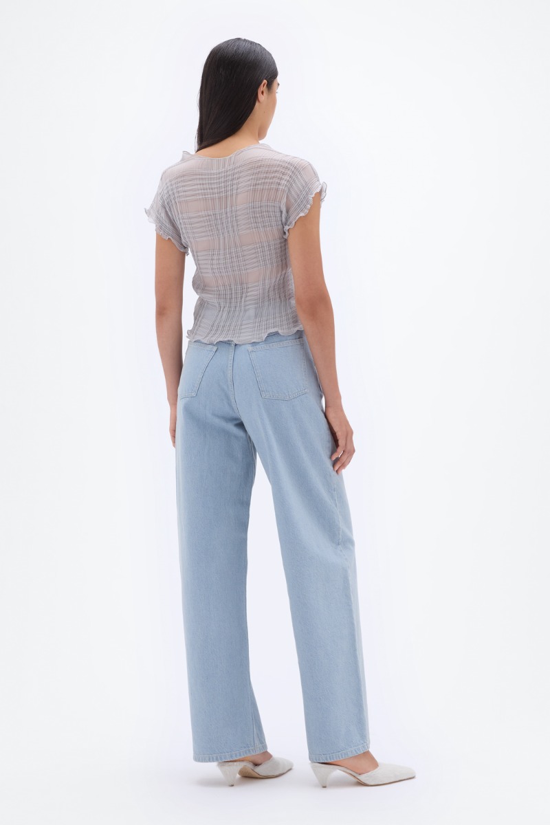 【関税込み】REMAIN Birger Christensen ブルー Cocoon ジーンズ Cocoon Denim Pants Blue | REMAIN Birger Christensen