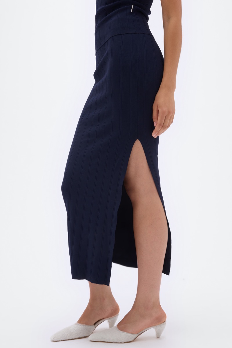 【関税込み】REMAIN Birger Christensen ミディアムスカート REMAIN Birger Christensenのグレー ミディアム ペンシル