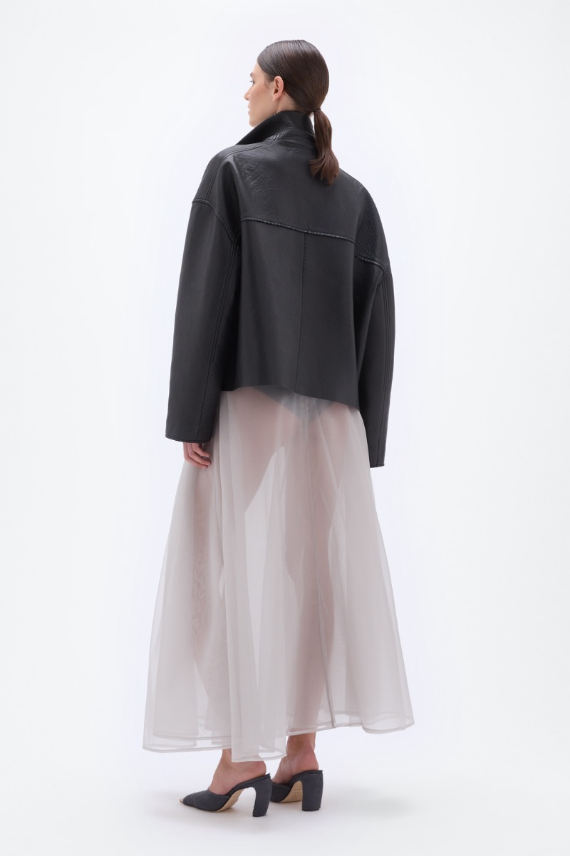 【REMAIN BIRGER CHRISTENSEN】レザー ダブルブレストコート Leather Jackets & Coats | REMAIN Birger Christensen
