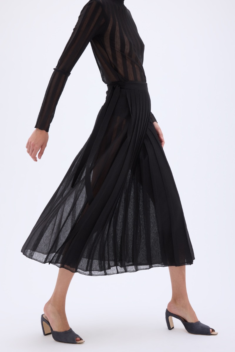 Midi Skirt Brown - REMAIN Birger Christensen