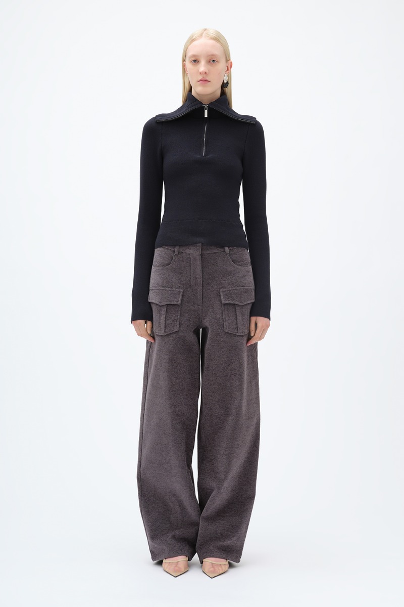 Soft Cocoon Pants Grey Melange - REMAIN Birger Christensen
