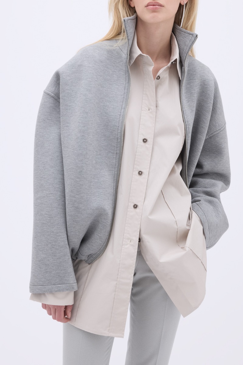 【INCHANT ME】Bridget Pintuck See-Through Long Shirt OP Oversize Pintuck Shirt Beige - REMAIN Birger Christensen