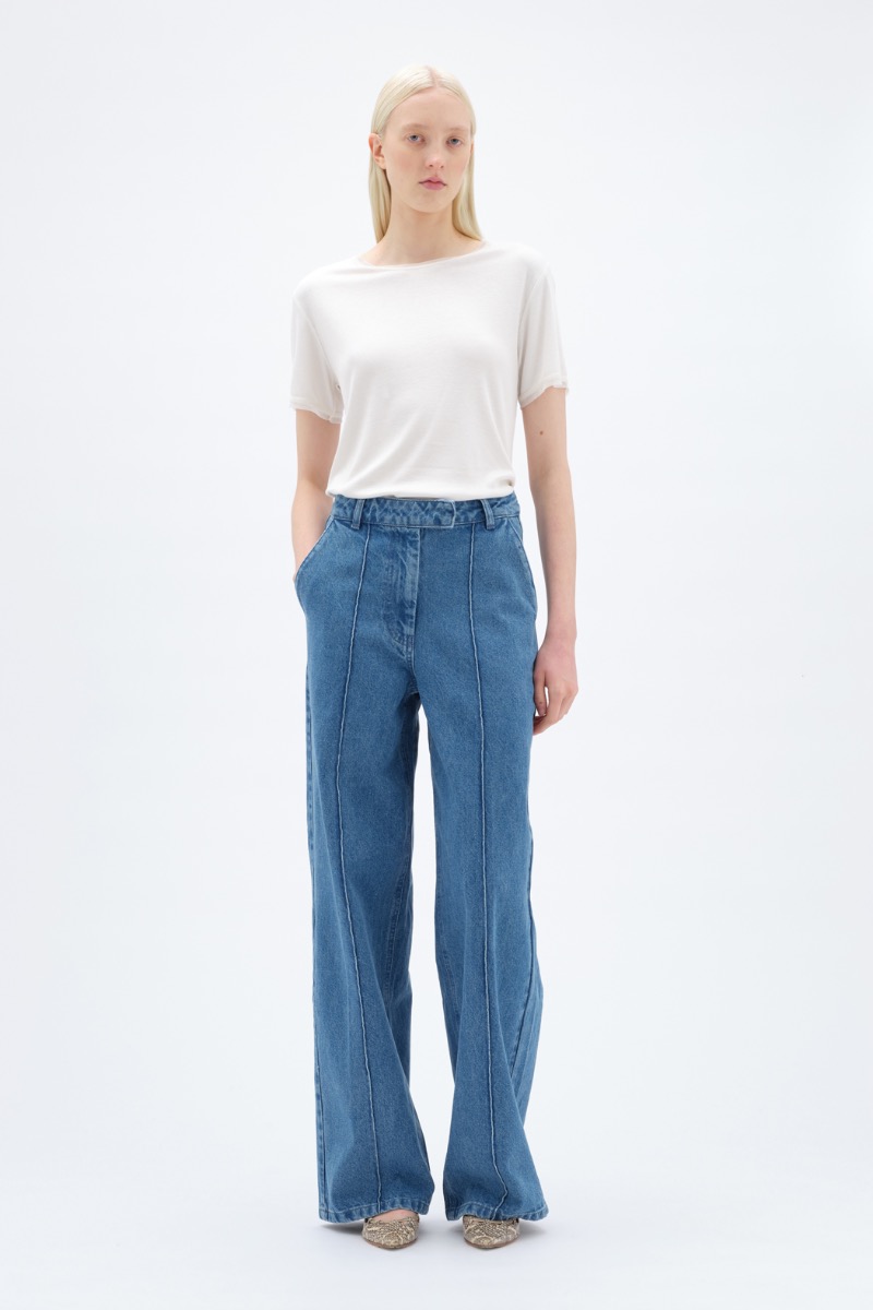 Soft Cocoon Pants Grey Melange - REMAIN Birger Christensen