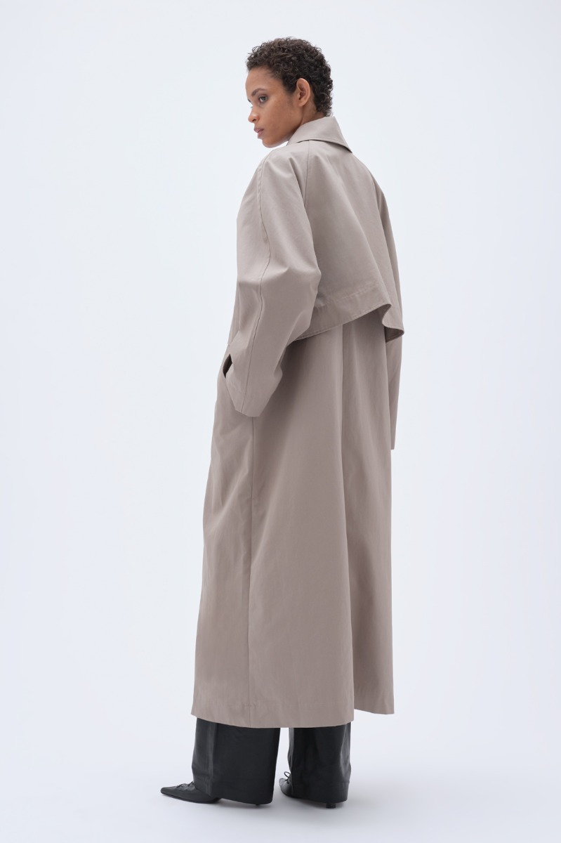 Long Trench Coat Beige - REMAIN Birger Christensen