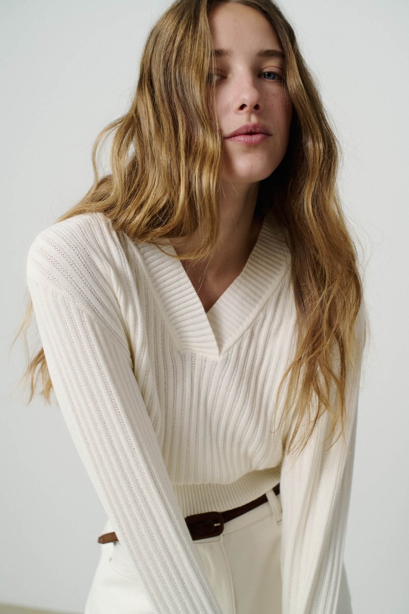 REMAIN BIRGER CHRISTENSEN 売れ筋商品|||リメイン バーガー クリステンセン ニット&セーター アウター レディース Sweaters Beige Knitted Sweater Creme - REMAIN Birger Christensen