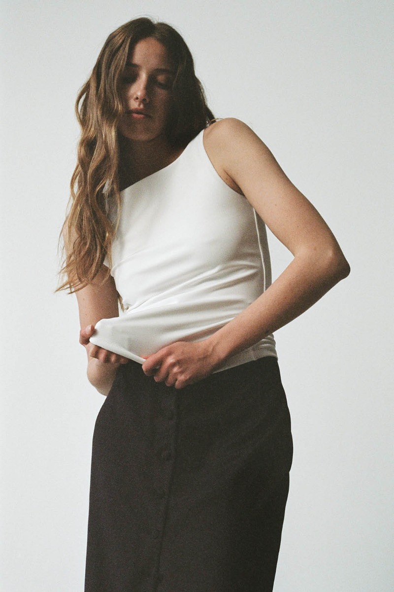 REMAIN BIRGER CHRISTENSEN 売れ筋商品|||リメイン バーガー クリステンセン Tシャツ トップス レディース Tank tops White Rib Tank Top Bright White - ROTATE Birger Christensen